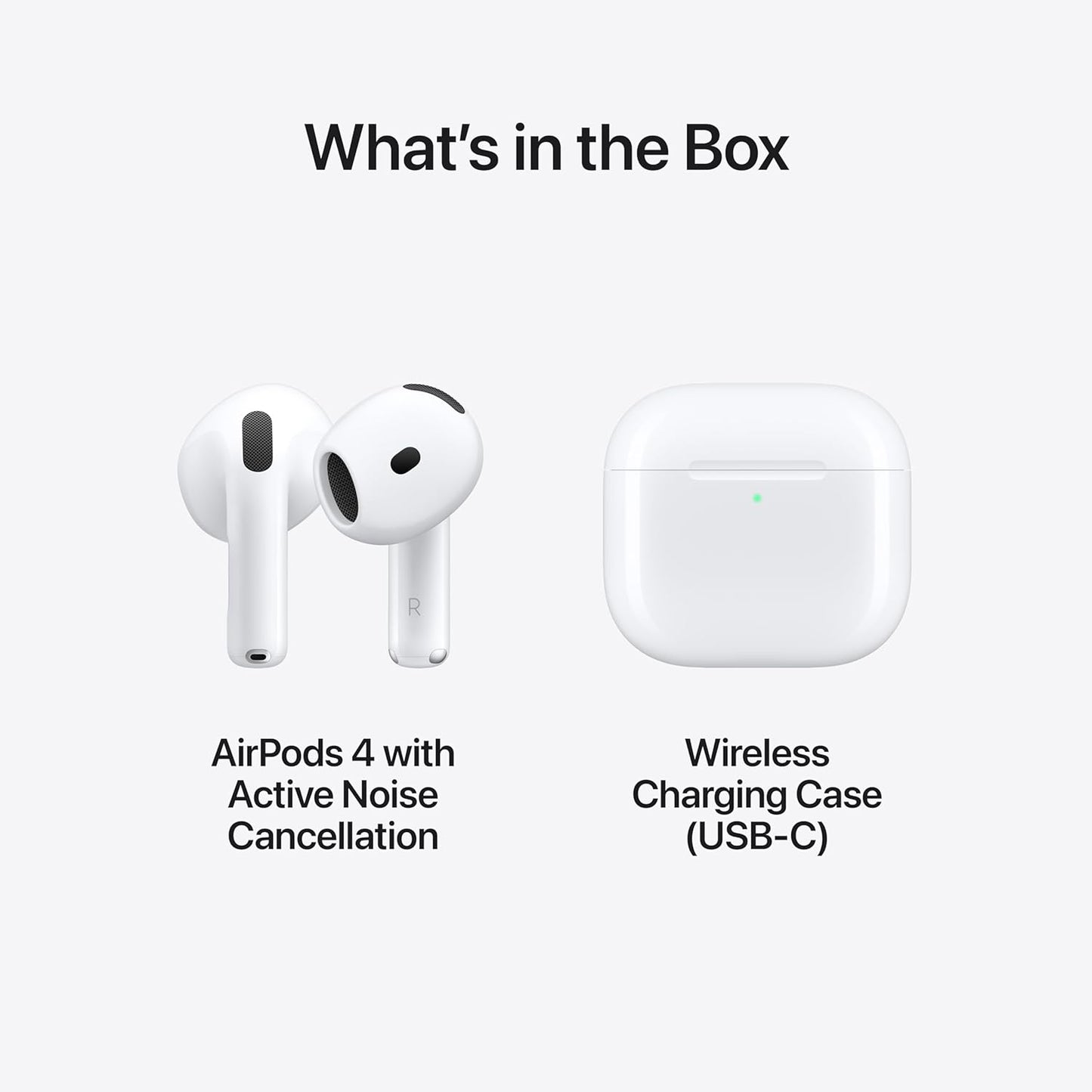 AIRPODS 4 WIRELESS EARBUDS WITH COMPLEMENTARY PREMIUM SILICON CASE