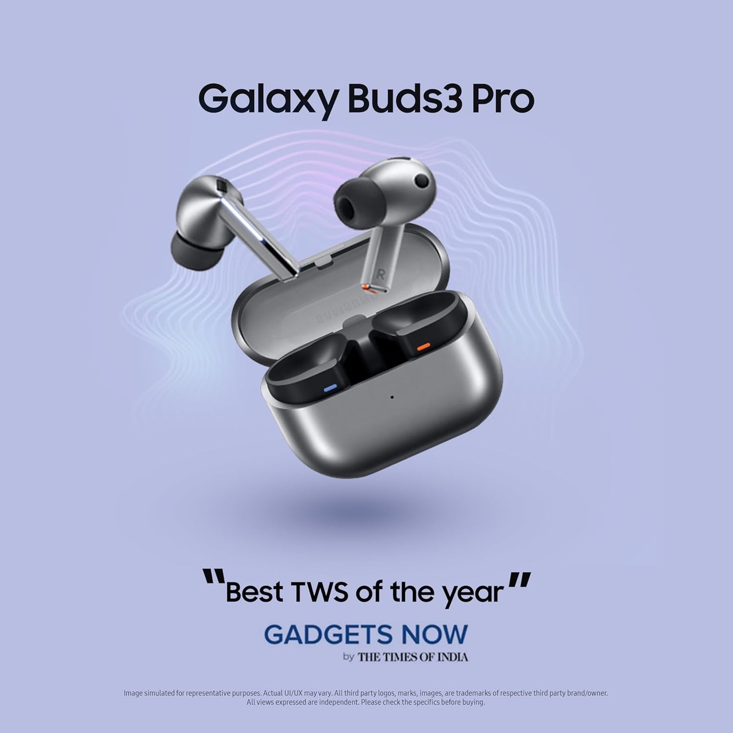 SAMSUNG GALAXY BUDS 3 PRO | ADAPTIVE ANC | 24 BIT HI-FI AUDIO | UPTO 37 HR BATTERY