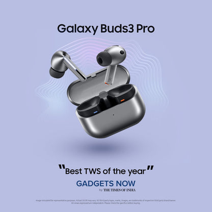 SAMSUNG GALAXY BUDS 3 PRO | ADAPTIVE ANC | 24 BIT HI-FI AUDIO | UPTO 37 HR BATTERY