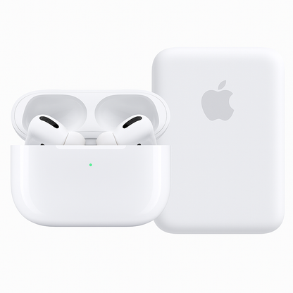PREMIUM AIRPODS PRO ( 2ND GENERATION ) WITH COMPLEMENTARY MAGSAFE 5000 MAH BATTERY PACK, & PREMIUM SILICON COVER
